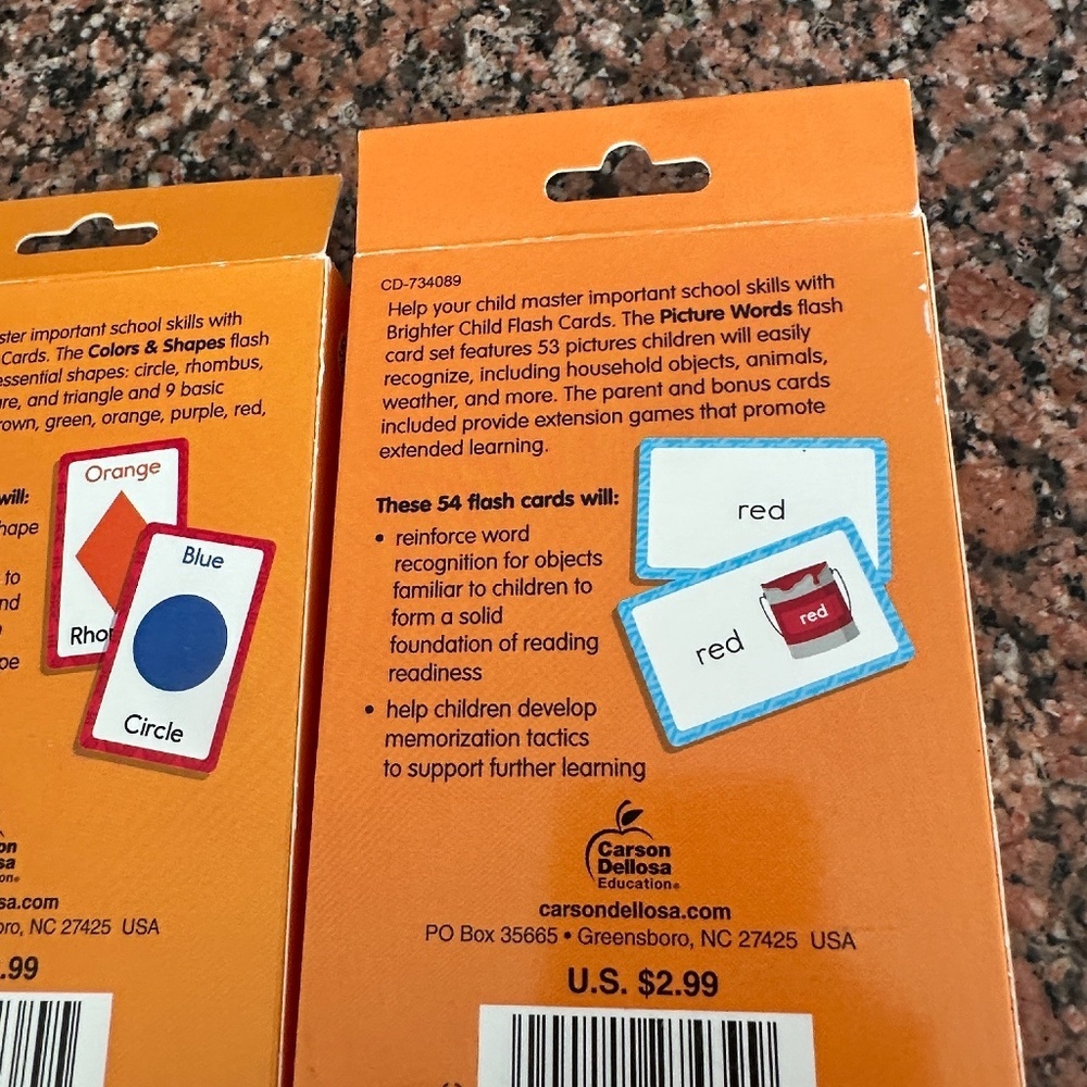 Colors & Shapes Flash Cards - Picture 3 of 3
